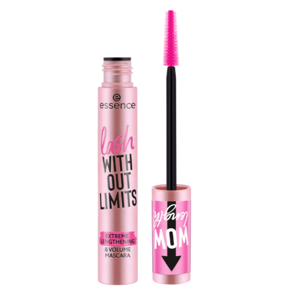 lash WITHOUT LIMITS EXTREME LENGTHENING & VOLUME MASCARA - Essence