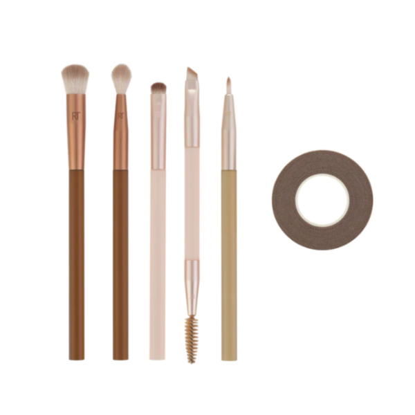 Real Techniques - *New Nudes* - Set di pennelli e accessori per gli occhi Daily Swipe