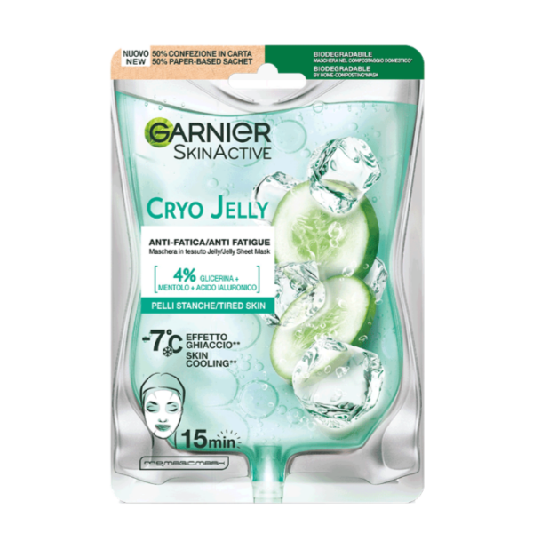 Maschera Viso in Tessuto Cryo Jelly Viso - Garnier
