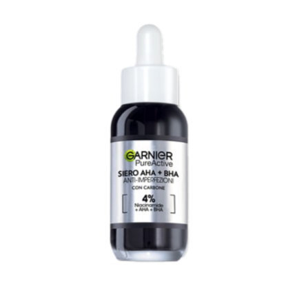 Siero Anti-Imperfezioni AHA+BHA con Carbone - Garnier