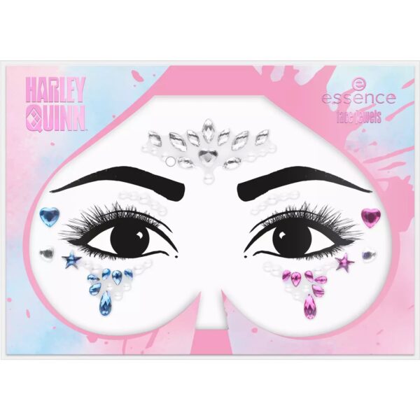 Decorazioni per il viso Harley Quinn - Essence