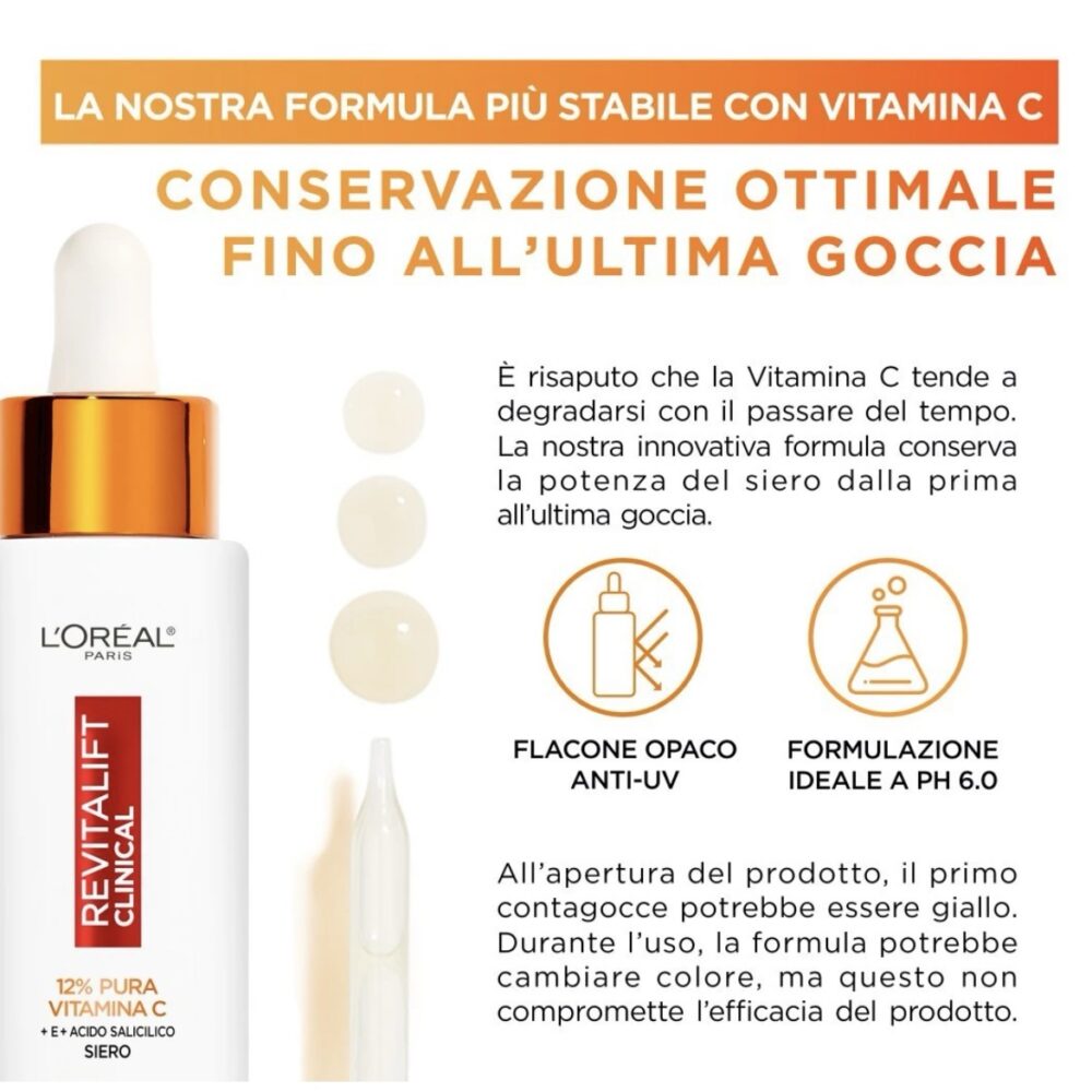 Siero 12% Pura Vitamina C - L'Oreal - immagine 3
