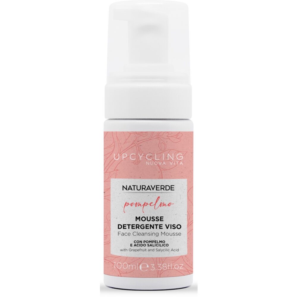 UPCYCLING MOUSSE DETERGENTE VISO POMPELMO 100 ML - Naturaverde