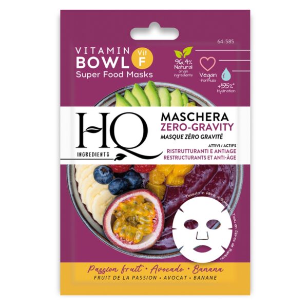 HQ MASCHERA VISO IN TESSUTO ZERO GRAVITY RISTRUTTURANTE E ANTIAGE