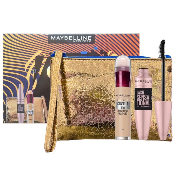 Maybelline Correttore Cancella Età 02 + Ciglia Sensazionali Intense Black