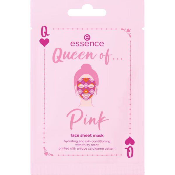 Queen of... Pink face sheet mask - Essence
