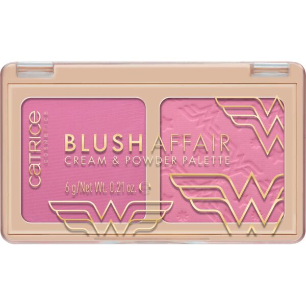 Wonder Woman Blush Affair Cream & Powder Palette 010 - Catrice