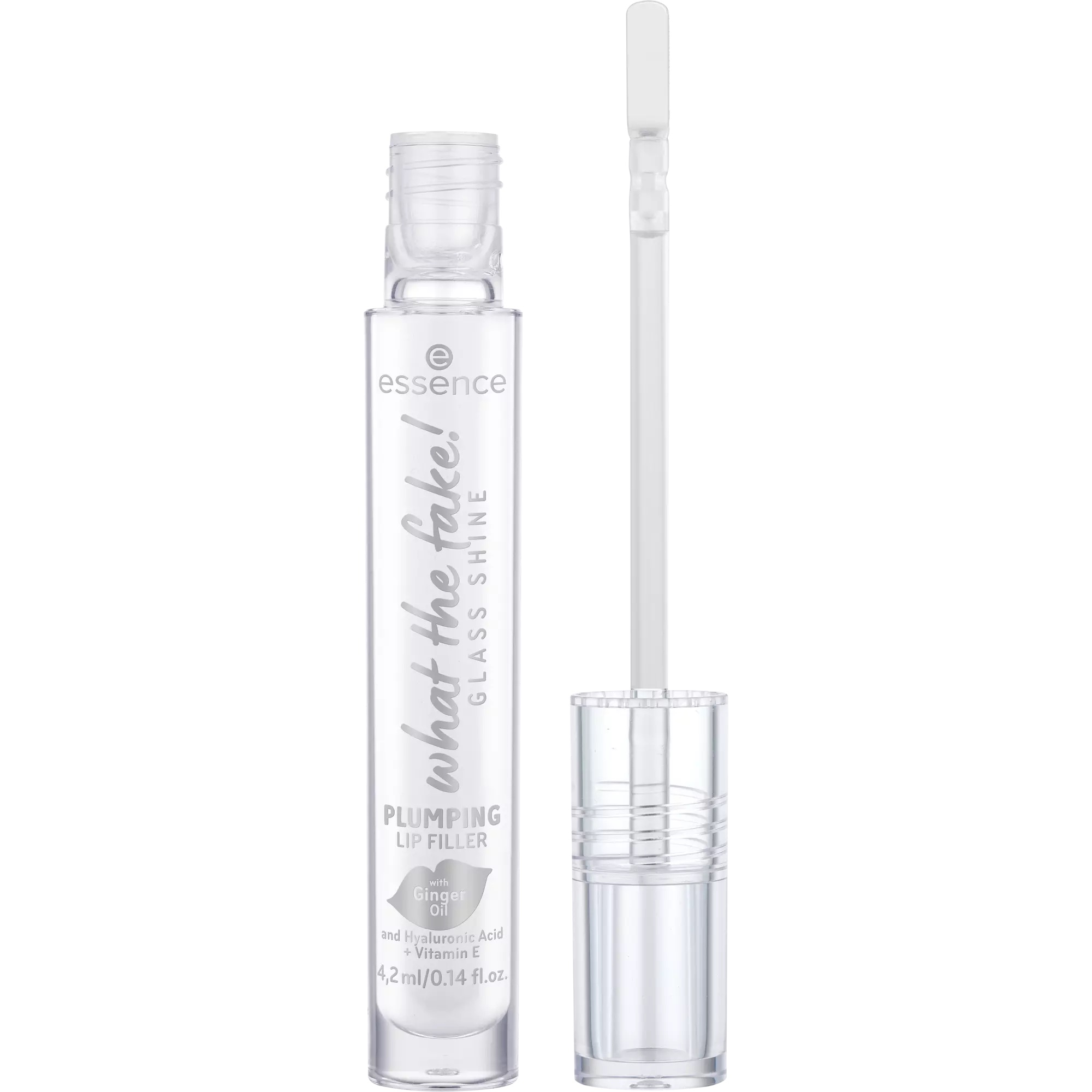 what the fake! GLASS SHINE PLUMPING LIP FILLER - Essence