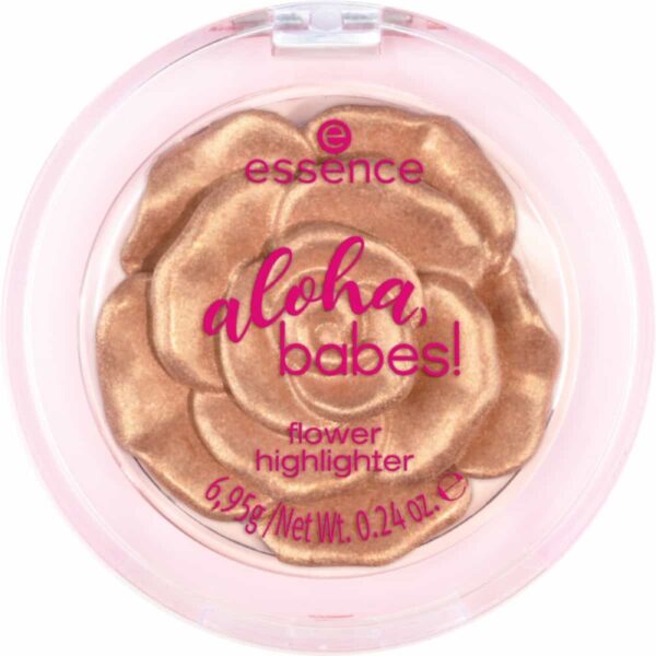 Essence Aloha, Babes! Flower Highlighter 01 Paradise. Glow. Repeat.