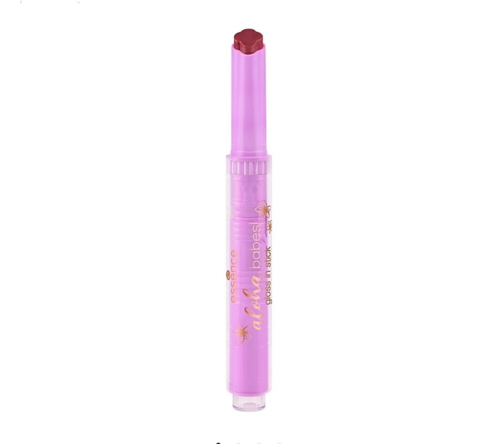 Gloss in Stick Lip Oil Aloha, Babes! 01 Sunny Bliss, Flower Kiss - Essence