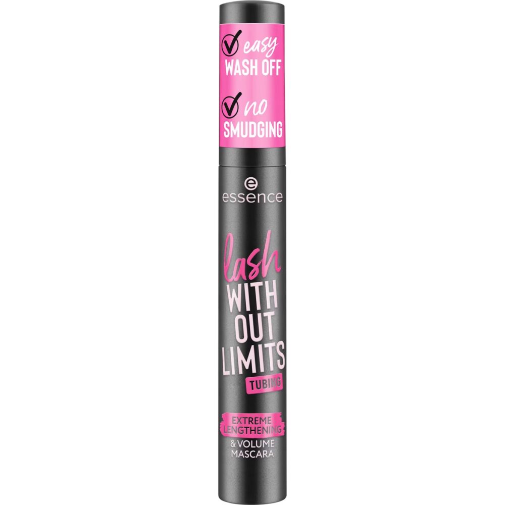 lash WITHOUT LIMITS TUBING Extreme Lengthening & Volume Mascara - Essence