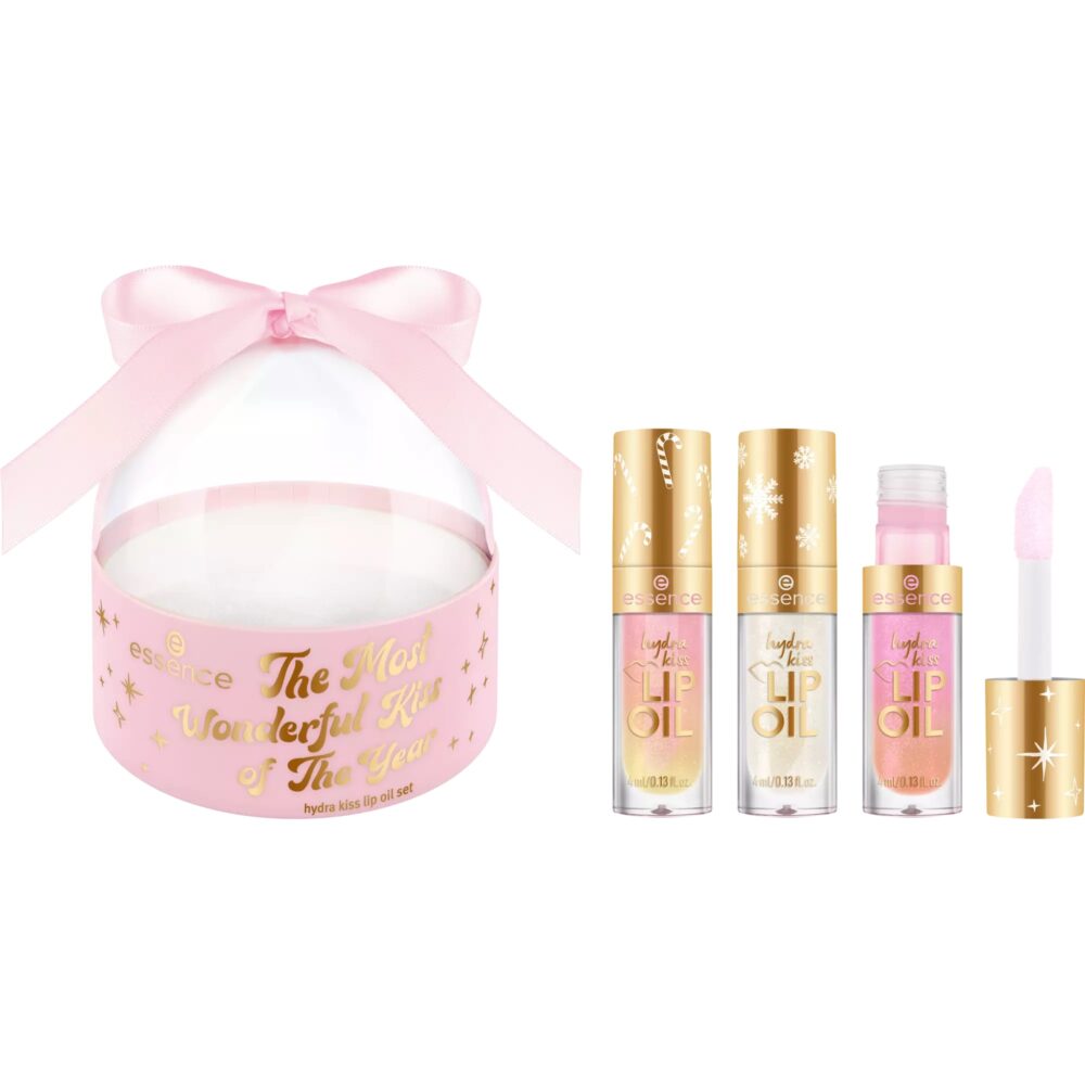 Set Hydra Kiss LIP OIL The Most Wonderful Kiss of the Year - Essence - immagine 2