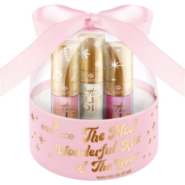 Set Hydra Kiss LIP OIL The Most Wonderful Kiss of the Year - Essence