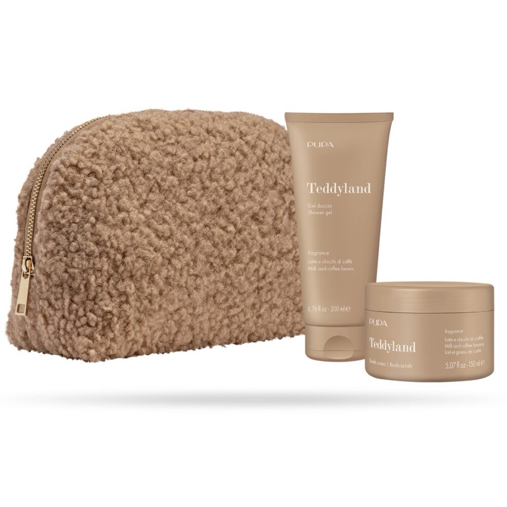 Teddyland gel doccia e scrub corpo 003 latte e chicchi di caffè - Pupa