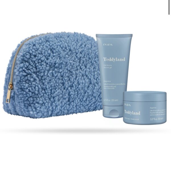 Teddyland gel doccia e scrub corpo 004 latte di nocciola e camilla blu - Pupa