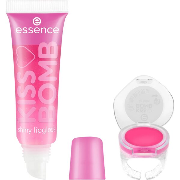 Kiss Bomb Shiny Lipgloss & Lip Balm Strawberry Sweetie - Essence