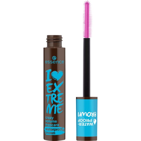 I LOVE EXTREME crazy volume mascara waterproof brown.  - Essence