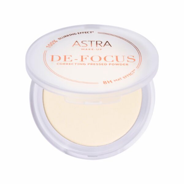 DE-FOCUS Pressed Powder 03 yellow filteer - Astra