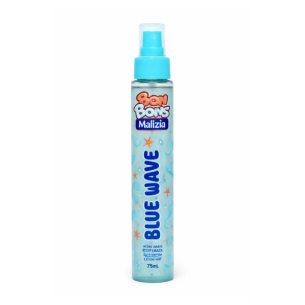 Acqua profumata glitterata blue wave - Malizia