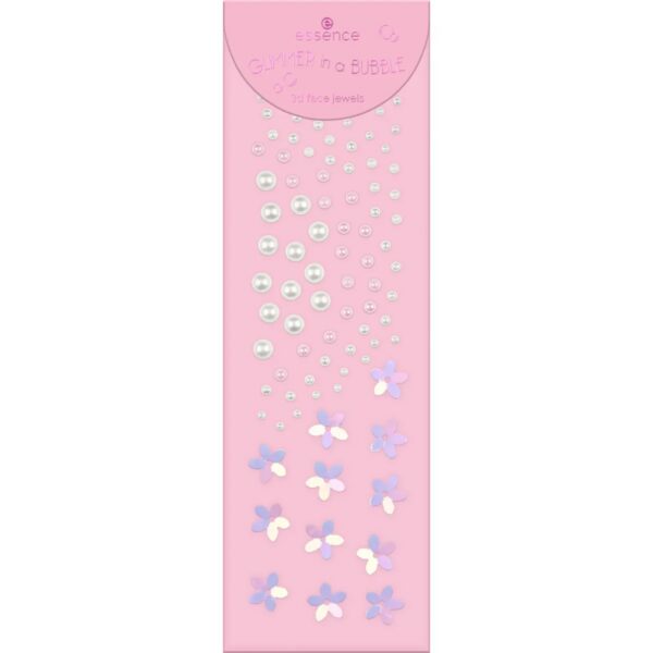 essence GLIMMER IN A BUBBLE gioielli viso 3d - Essence