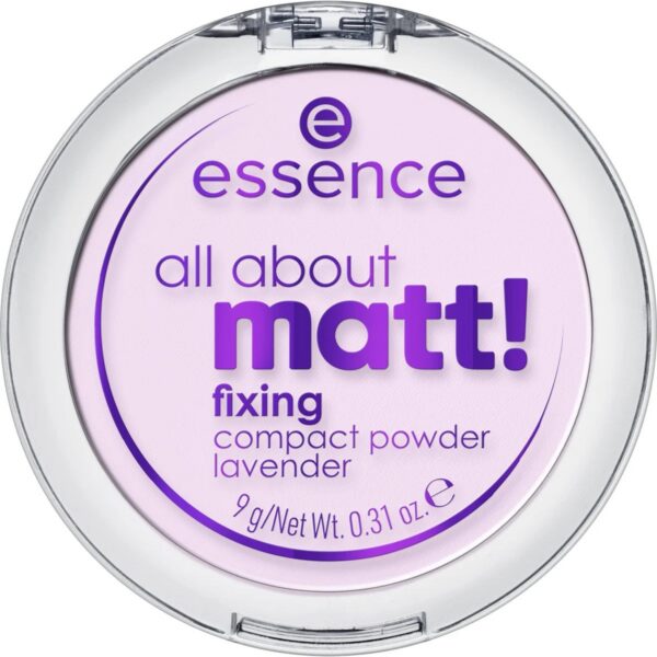 all about matt! cipria compatta fissante lavanda  - Essence
