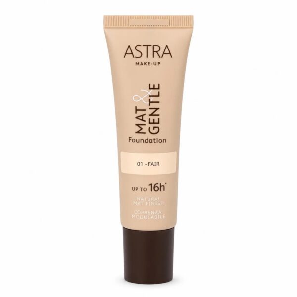 MAT&GENTLE FOUNDATION 01 fair - Fondotinta Opaco Naturale Astra