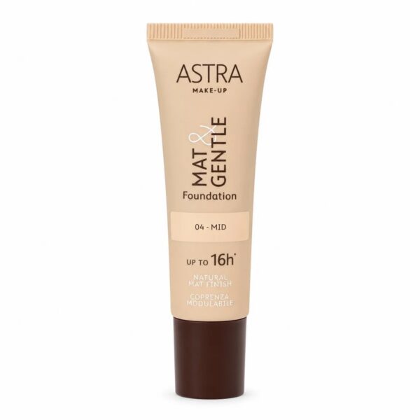 MAT&GENTLE FOUNDATION 04 medium - Fondotinta Opaco Naturale Astra
