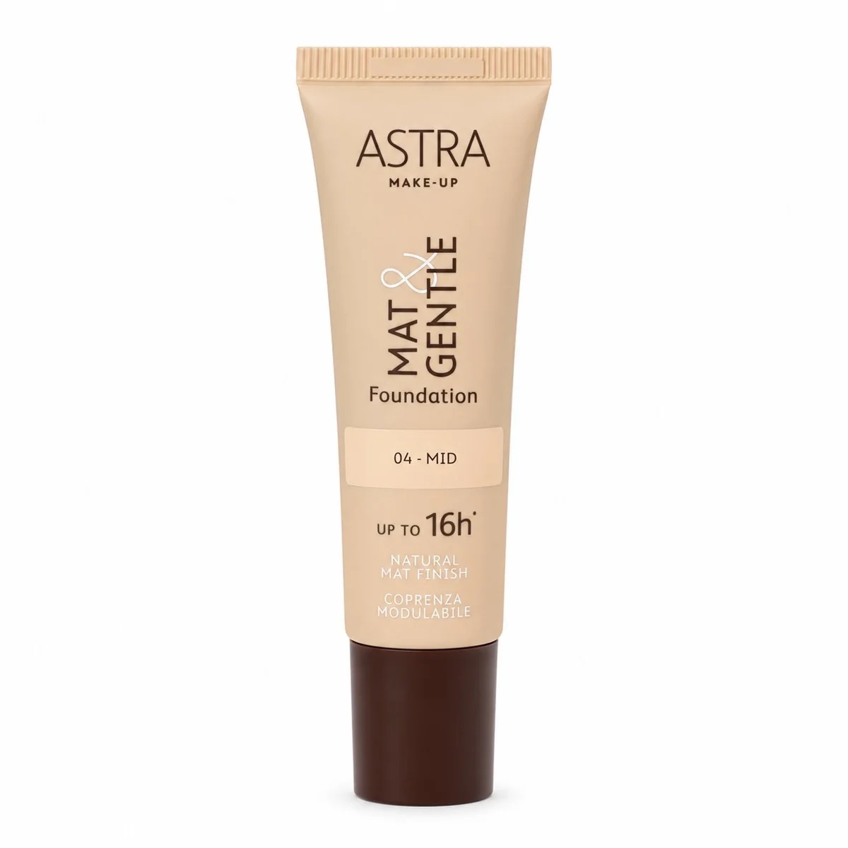 MAT&GENTLE FOUNDATION 04 medium - Fondotinta Opaco Naturale Astra