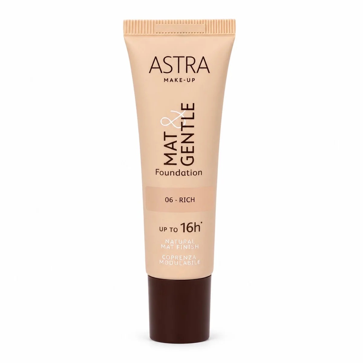 MAT&GENTLE FOUNDATION 06 rich - Fondotinta Opaco Naturale Astra